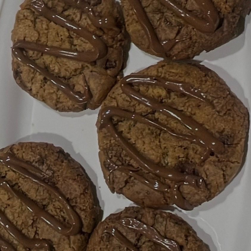 Cookies con hilos de chocolate