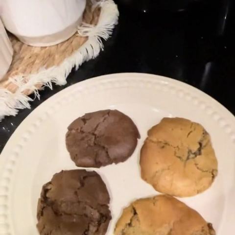Cookies en plato